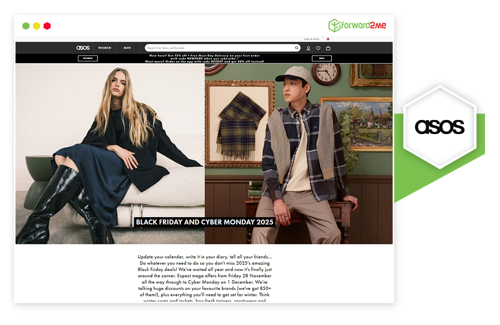 ASOS Black Friday 2025